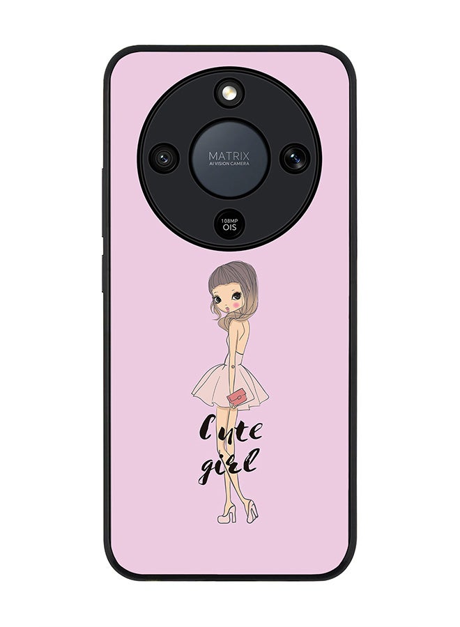 For Honor X9d / Magic8 Lite / X70 Case,Slim fit Camera Protection, Shockproof Thin Phone cover  - Coy Cute Girl